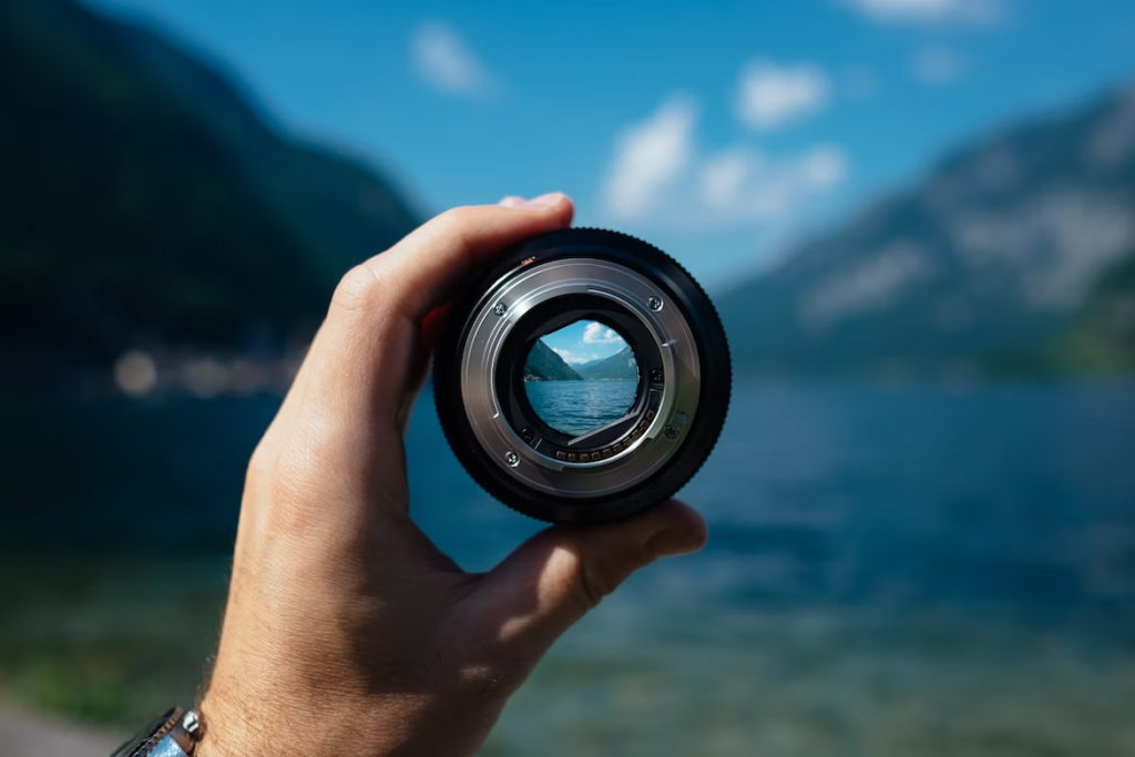 A diafragma als afbeelding voor focus