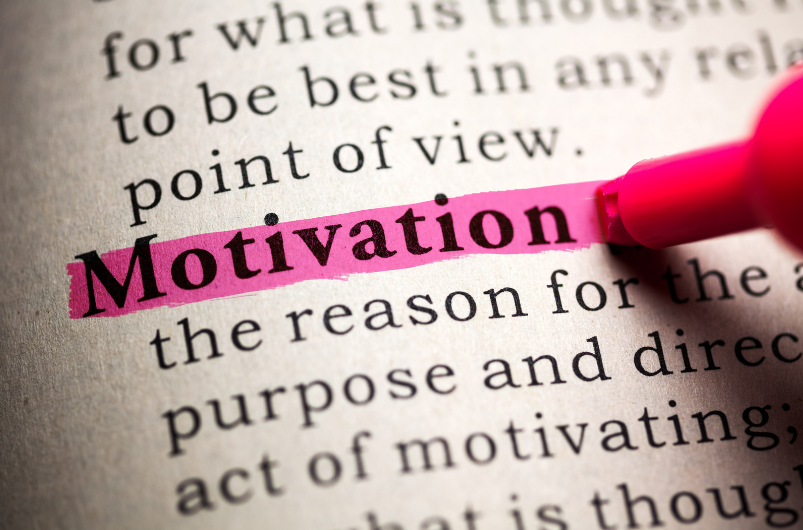 Highlighting motivation in a text.