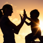 Mother-and-child-happy